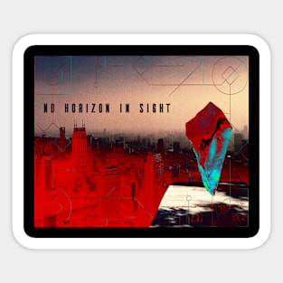 No Horizon In Sight Sticker